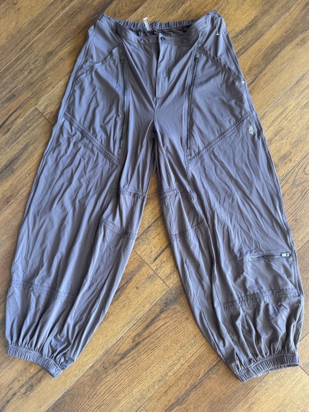 Free People Movement Mauve Utility Cargo Jogger Pants Size M